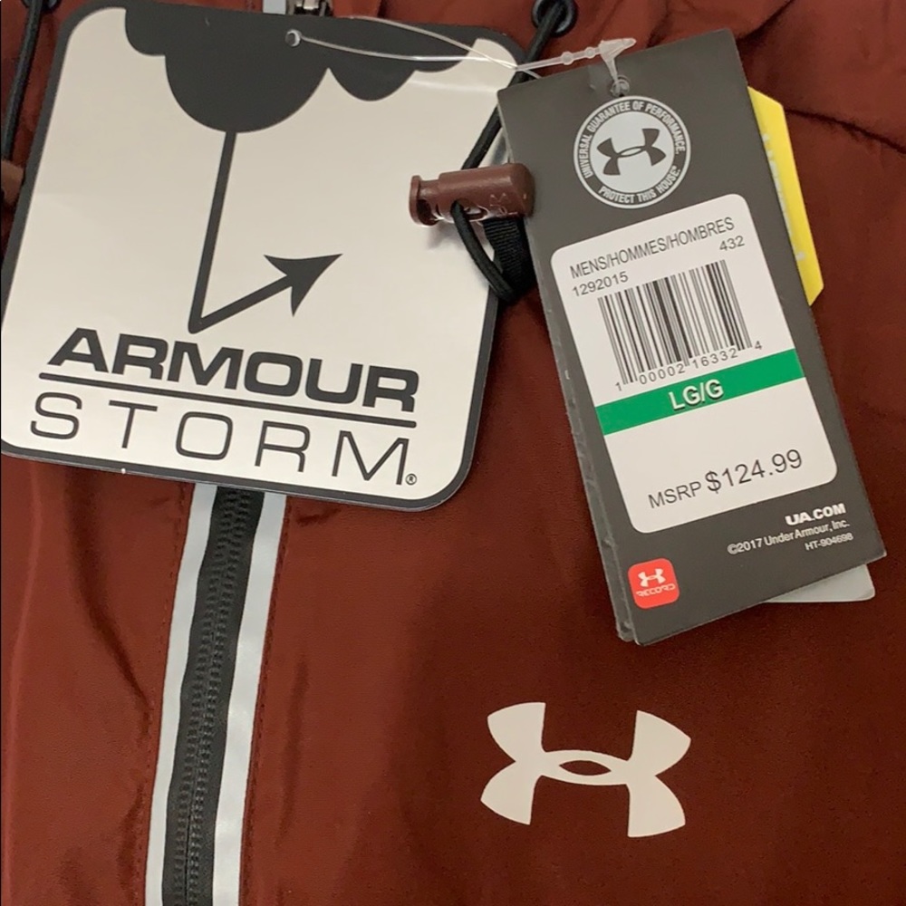 NWT Under Armour Storm1 Rain Jacket - Picture 8 of 12